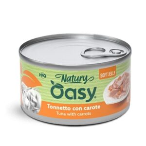 Oasy Natury soft jelly tonnetto con carote lattina 85gr