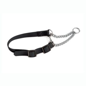 Collare nylon semi strozzo mm 18x560 nero