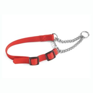 Collare nylon semi strozzo mm 12x360 rosso