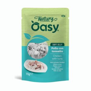 Oasy Natury busta filetto di pollo con tunnetto in soft jelly 70GR