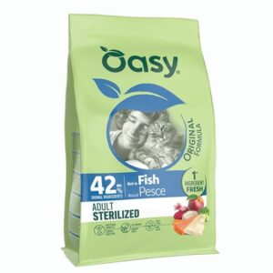 Oasy cat original adult sterilised pesce 1,5kg