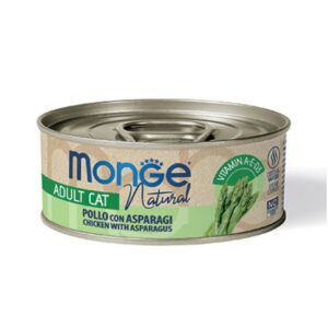 Monge natural pollo con asparagi 80GR