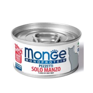 Monge monoproteico pezzetti solo manzo 80GR