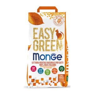 Monge lettiera vegetale naturale easy green 100% mais italiano 3,8KG --PROMO--