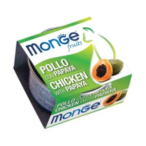 Monge fruits pollo con papaya 80GR