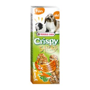 Versele-laga crispy stick coniglietti e cavie carote pressemolo