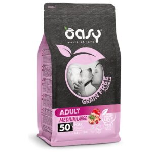 Oasy grain free adult medium/large monoproteico maiale 2KG